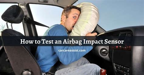 airbag impact sensor test|testing airbag with multimeter.